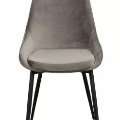 Rowico AB SIERRA Tuoli Samettiverhoilulla -Myynti Säilytyskalusteet 110387 a sierra stol gra sammet r scaled