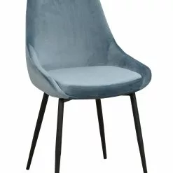 Rowico AB SIERRA Tuoli Samettiverhoilulla -Myynti Säilytyskalusteet 110390 b sierra stol bla sammet r scaled