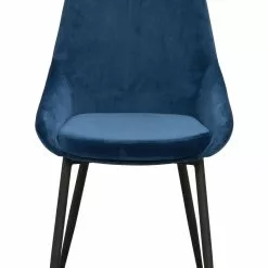 Rowico AB SIERRA Tuoli Samettiverhoilulla -Myynti Säilytyskalusteet 110396 a sierra stol morkbla sammet r scaled