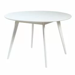 Rowico AB YUMI Ruokapöytä Pyöreä 115 Cm -Myynti Säilytyskalusteet 52211 yumi matbord runt vit scaled