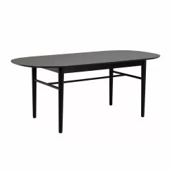 Rowico AB AKITA Ruokapöytä Ovaali 190 X 90 Cm -Myynti Säilytyskalusteet Akita ruokapoyta musta 119754 1