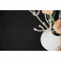 Rowico AB AKITA Ruokapöytä Ovaali 190 X 90 Cm -Myynti Säilytyskalusteet Akita ruokapoyta musta detalj