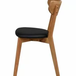 Rowico AB AMI Tuoli Varastovärit -Myynti Säilytyskalusteet Ami tuoli lv tammi PU musta 113031 3