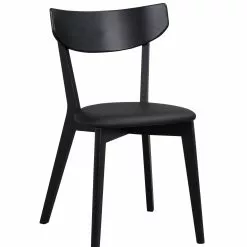 Rowico AB AMI Tuoli Varastovärit -Myynti Säilytyskalusteet Ami tuoli musta PU musta 52207 1 scaled