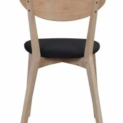 Rowico AB AMI Tuoli Varastovärit -Myynti Säilytyskalusteet Ami tuoli valkolakattu kangas harmaa 113023 5