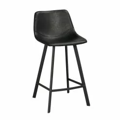 Rowico AB AUBURN Baarituoli -Myynti Säilytyskalusteet Auburn baarituoli musta 117677 1