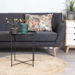 House Nordic ApS BASTIA Tarjotinpöytä Ø 47 Cm -Myynti Säilytyskalusteet Bastia tarjotinpoyta musta milj