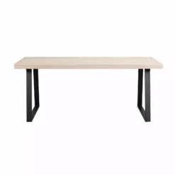 Rowico AB BROOKLYN Ruokapöytä 170 X 95 Cm Metallijaloilla -Myynti Säilytyskalusteet Brooklyn ruokapoyta 170 x95 U jaloilla valkotammi musta 119835