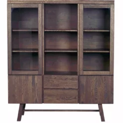 Rowico AB BROOKLYN Vitriini 130 Cm -Myynti Säilytyskalusteet Brooklyn vitriini savunharmaa 2