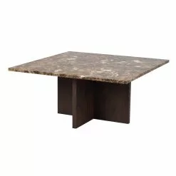 Rowico AB BROOKSVILLE Sohvapöytä 90 X 90 Cm 12 Rowico AB BROOKSVILLE Sohvapöytä 90 X 90 Cm -Myynti Säilytyskalusteet Brooksville sohvapoyta ruskea marmori ruskea tammi120790