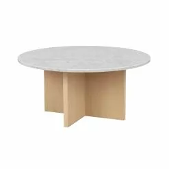 Rowico AB BROOKSVILLE Sohvapöytä Pyöreä 90 Cm 11 Rowico AB BROOKSVILLE Sohvapöytä Pyöreä 90 Cm -Myynti Säilytyskalusteet Brooksville sohvapoyta valkoinen marmori kuultovalkoinen tammi120785