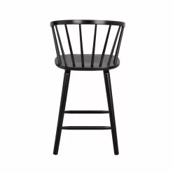 Rowico AB CARMEN Baarituoli -Myynti Säilytyskalusteet Carmen baarituoli musta 2