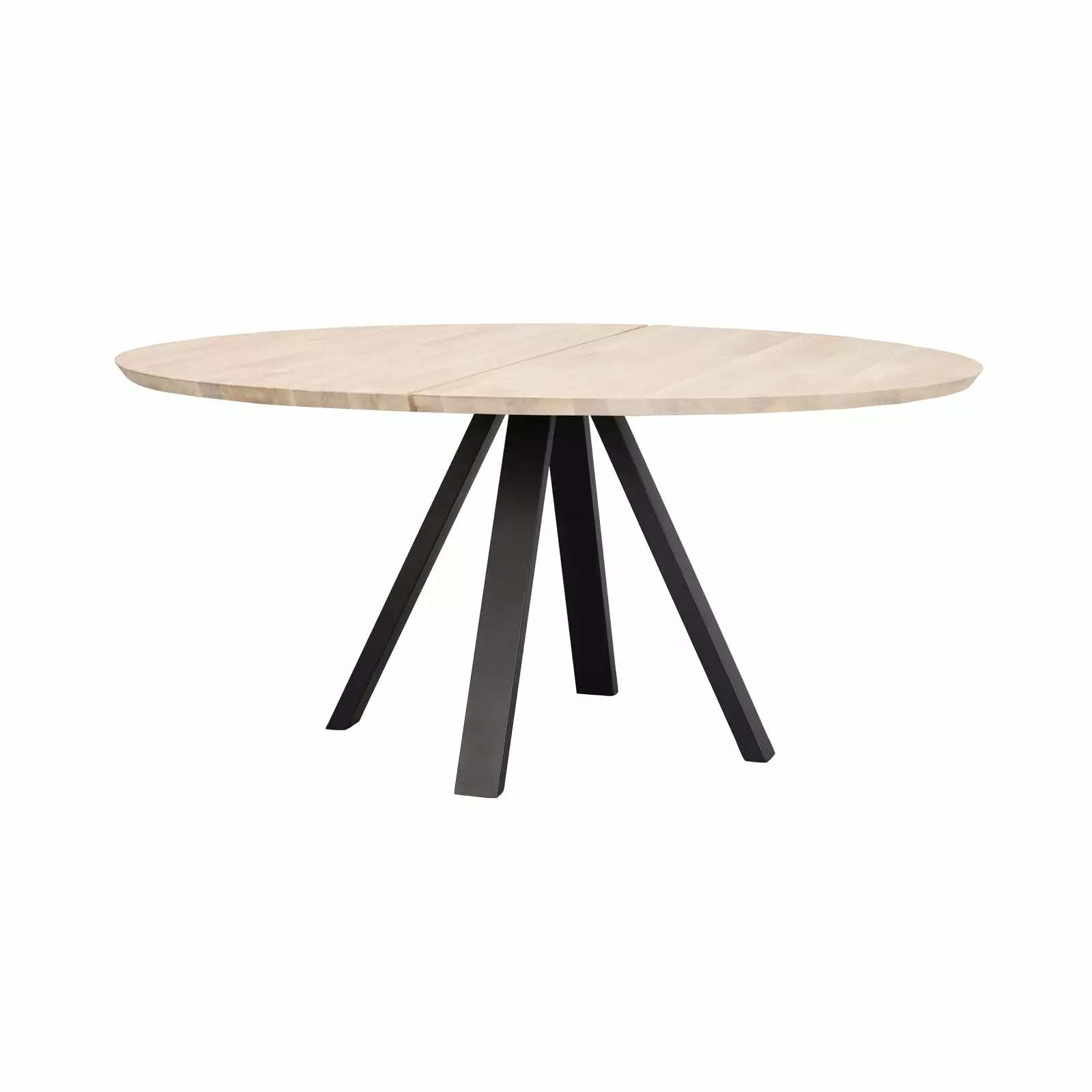 Rowico AB CARRADALE Ruokapöytä Pyöreä 150 Cm V-mallisilla Metallijaloilla 2 Rowico AB CARRADALE Ruokapöytä Pyöreä 150 Cm V-mallisilla Metallijaloilla - Image 2