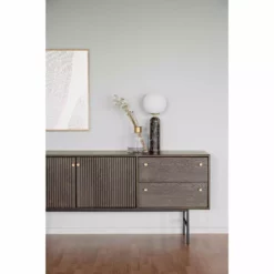 Rowico AB CLEARBROOK Senkki 160 Cm 11 Rowico AB CLEARBROOK Senkki 160 Cm -Myynti Säilytyskalusteet Clearbrook senkki savutammi 119782 milj3