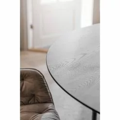 Rowico AB COLTON Ruokapöytä Pyöreä 135 Cm -Myynti Säilytyskalusteet Colton ruokapoyta musta 135 pyorea 119895 detalj 2