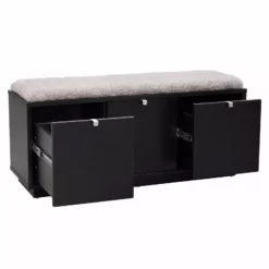 Rowico AB CONFETTI Säilytyspenkki 106 Cm 38 Rowico AB CONFETTI Säilytyspenkki 106 Cm -Myynti Säilytyskalusteet Confetti penkki 3ltk musta harmaa 103766 2