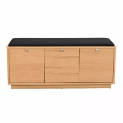 Edessä -Myynti Säilytyskalusteet Confetti penkki 3ltk tammi musta 103761