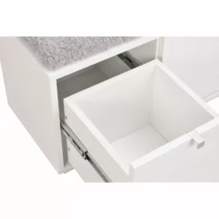 Rowico AB CONFETTI Säilytyspenkki 106 Cm 36 Rowico AB CONFETTI Säilytyspenkki 106 Cm -Myynti Säilytyskalusteet Confetti penkki valkoinen harmaa detalj