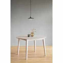 Rowico AB FILIPPA Ruokapöytä Pyöreä Jatkettava 120 + 45 Cm -Myynti Säilytyskalusteet Filippa ruokapoyta valkotammi 113756 miljoo
