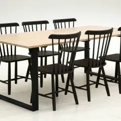 Pohjanmaan Kaluste Oy FOREST Ruokapöytä Tammi 5 Pohjanmaan Kaluste Oy FOREST Ruokapöytä Tammi -Myynti Säilytyskalusteet Forest poyta 200x100 Enni tuolit Smoked scaled