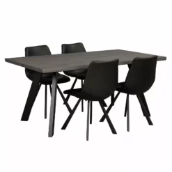 Rowico AB FRED Ruokapöytä -Myynti Säilytyskalusteet Fred rr ruokapoyta 170 117432 t.ruskea musta Auburn tuolit