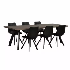 Rowico AB FRED Ruokapöytä -Myynti Säilytyskalusteet Fred rr ruokapoyta 240 t.ruskea musta 117430 1