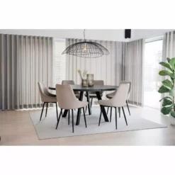 Rowico AB FRED Ruokapöytä Pyöreä 160 Cm -Myynti Säilytyskalusteet Fred rr pyorea musta 117444 miljoo