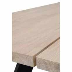 Rowico AB FRED Ruokapöytä -Myynti Säilytyskalusteet Fred ruokapoyta 170 valkotammi musta 117422 detalj