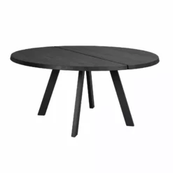 Rowico AB FRED Ruokapöytä Pyöreä 160 Cm -Myynti Säilytyskalusteet Fred ruokapoyta pyorea musta 117444