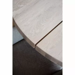 Rowico AB FRED Ruokapöytä Pyöreä 160 Cm -Myynti Säilytyskalusteet Fred ruokapoyta pyorea valkotammi musta 117442 miljoo detalj