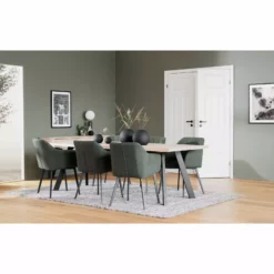 Rowico AB FRED Ruokapöytä -Myynti Säilytyskalusteet Fred ruokapoyta rr 240 valkotammi musta 117420 miljoo