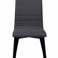 Rowico AB GRACY Tuoli Kangasverhoilulla -Myynti Säilytyskalusteet Gracy tuoli tummanharmaa musta 2