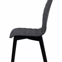 Rowico AB GRACY Tuoli Kangasverhoilulla -Myynti Säilytyskalusteet Gracy tuoli tummanharmaa musta 3