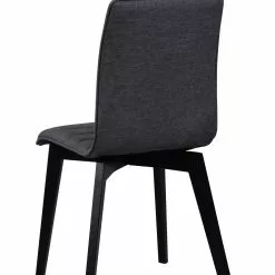 Rowico AB GRACY Tuoli Kangasverhoilulla -Myynti Säilytyskalusteet Gracy tuoli tummanharmaa musta 4