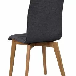 Rowico AB GRACY Tuoli Kangasverhoilulla -Myynti Säilytyskalusteet Gracy tuoli tummanharmaa tammi 4