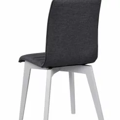 Rowico AB GRACY Tuoli Kangasverhoilulla -Myynti Säilytyskalusteet Gracy tuoli tummanharmaa valkoinen 4