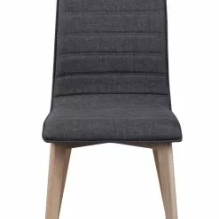 Rowico AB GRACY Tuoli Kangasverhoilulla -Myynti Säilytyskalusteet Gracy tuoli tummanharmaa valkotammi 2