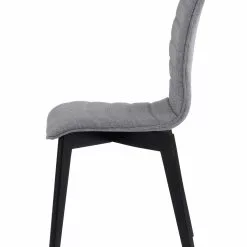 Rowico AB GRACY Tuoli Kangasverhoilulla -Myynti Säilytyskalusteet Gracy tuoli vaaleanharmaa musta 3