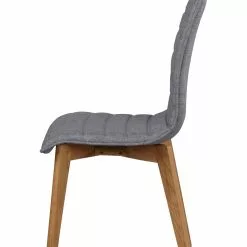 Rowico AB GRACY Tuoli Kangasverhoilulla -Myynti Säilytyskalusteet Gracy tuoli vaaleanharmaa tammi 3