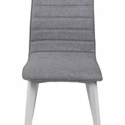 Rowico AB GRACY Tuoli Kangasverhoilulla -Myynti Säilytyskalusteet Gracy tuoli vaaleanharmaa valkoinen 2