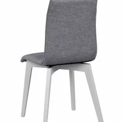 Rowico AB GRACY Tuoli Kangasverhoilulla -Myynti Säilytyskalusteet Gracy tuoli vaaleanharmaa valkoinen 4