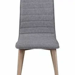 Rowico AB GRACY Tuoli Kangasverhoilulla -Myynti Säilytyskalusteet Gracy tuoli vaaleanharmaa valkotammi 2