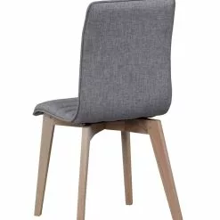 Rowico AB GRACY Tuoli Kangasverhoilulla -Myynti Säilytyskalusteet Gracy tuoli vaaleanharmaa valkotammi 4