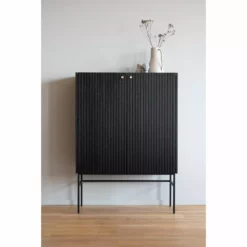 Rowico AB HALIFAX Kaappi 100 Cm -Myynti Säilytyskalusteet Halifax kaappi musta 119908 milj1