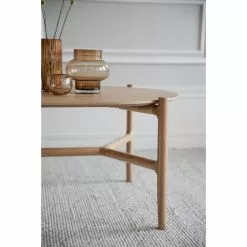 Rowico AB HOLTON Sohvapöytä Ovaali 130 Cm -Myynti Säilytyskalusteet Holton sp 130cm ovaali tammi 120376 milj3