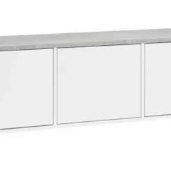 Leo-Matti Ojala Oy KIVI Tv-taso/kaappi 144 Cm 3 Ovea 18 Leo-Matti Ojala Oy KIVI Tv-taso/kaappi 144 Cm 3 Ovea -Myynti Säilytyskalusteet Kivi taso 148cm 3 ovi valk harmaa jalat 10cm