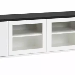 Leo-Matti Ojala Oy KIVI Tv-taso 192 Cm 2 Ovea Ja 2 Lasiovea Keskellä 18 Leo-Matti Ojala Oy KIVI Tv-taso 192 Cm 2 Ovea Ja 2 Lasiovea Keskellä -Myynti Säilytyskalusteet Kivi taso 197cm 2 ovi 2 lasiovi kesk musta jalat 10cm