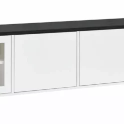 Leo-Matti Ojala Oy KIVI Tv-taso 192 Cm 2 Ovea Ja 2 Lasiovea Reunoilla 20 Leo-Matti Ojala Oy KIVI Tv-taso 192 Cm 2 Ovea Ja 2 Lasiovea Reunoilla -Myynti Säilytyskalusteet Kivi taso 197cm 2 ovi 2 lasiovi paad musta jalat 10cm