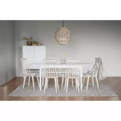 Rowico AB LOTTA Pinnatuoli -Myynti Säilytyskalusteet Lotta tuoli kuultovalko 110655 Akita poyta miljoo 2