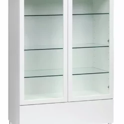 Leo-Matti Ojala Oy LUMO Vitriini 92 Cm Korkea -Myynti Säilytyskalusteet Lumo vitr kork lev metallijalat